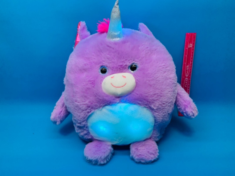 Photo 1 of 636454…light up hug me unicorn plush