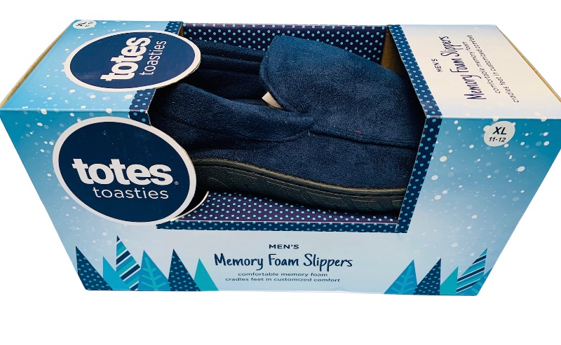Photo 1 of 636499…men’s size XL 11-12 memory foam slippers 