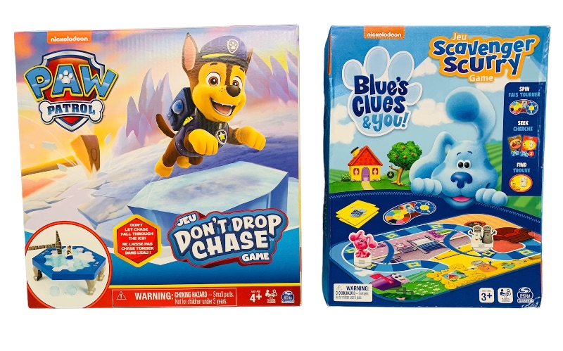 Photo 1 of 636713…Paw patrol and Blues Clues games