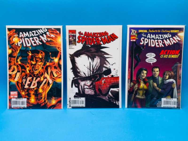 Photo 1 of 636738…3 Spider-Man comics in plastic sleeves 