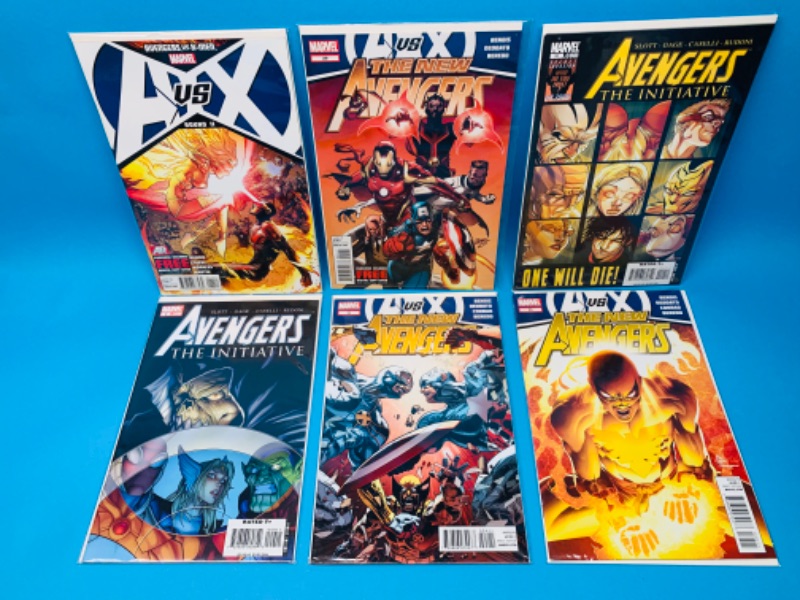 Photo 1 of 636739…6 avengers comics in plastic sleeves 
