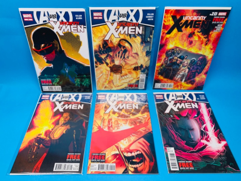 Photo 1 of 636748… 6 X-men comics in plastic sleeves 