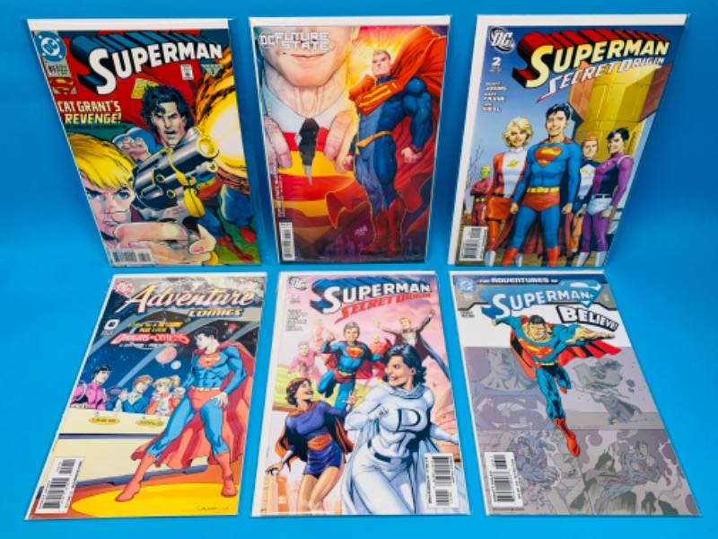 Photo 1 of 636751… 6 Superman comics in plastic sleeves 