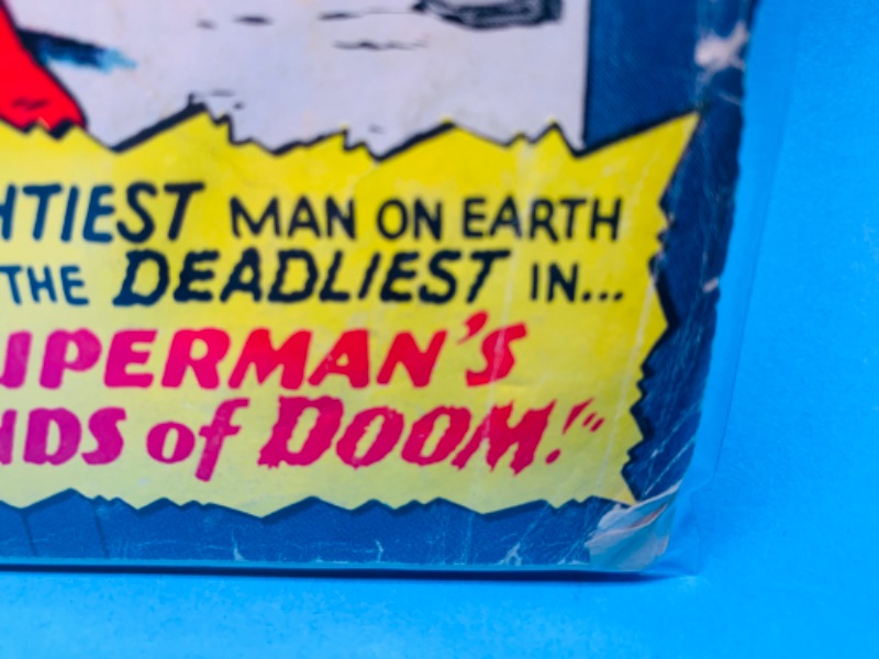 Photo 1 of 636762…condition issues-vintage $.12 cent action comics in plastic sleeve 