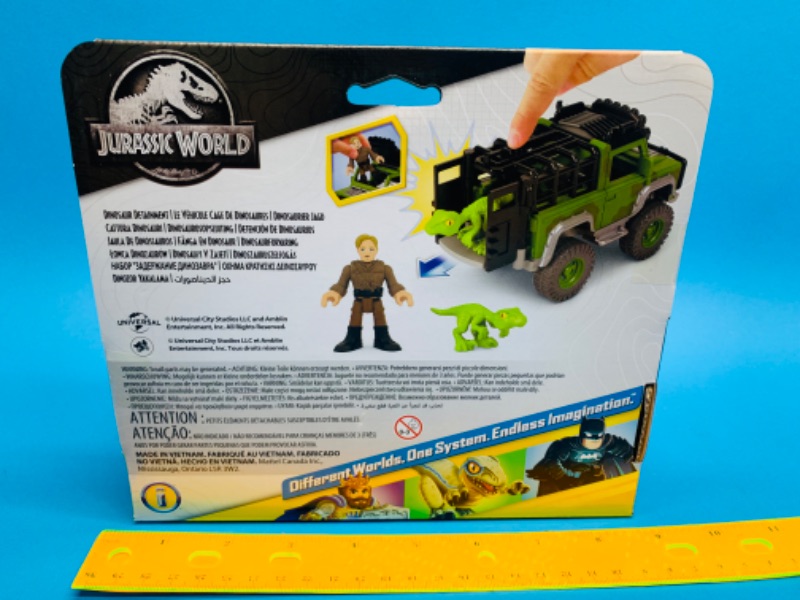 Photo 1 of 636819… Jurassic World imaginext 3-8 Jeep toy 