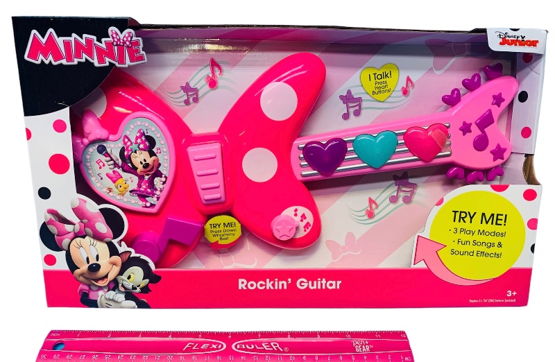 Photo 1 of 636999…Disney Junior Minnie Rockin’ Guitar toy