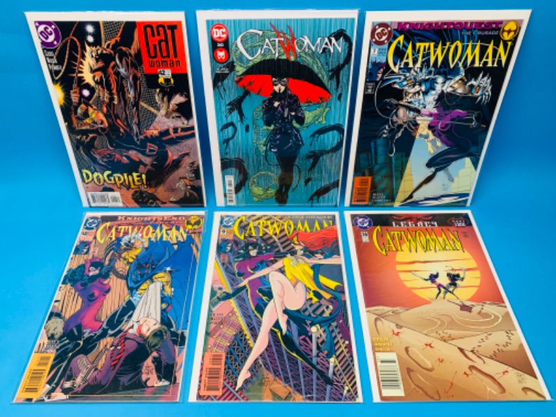 Photo 1 of 637139…6 catwoman comics in plastic sleeves 