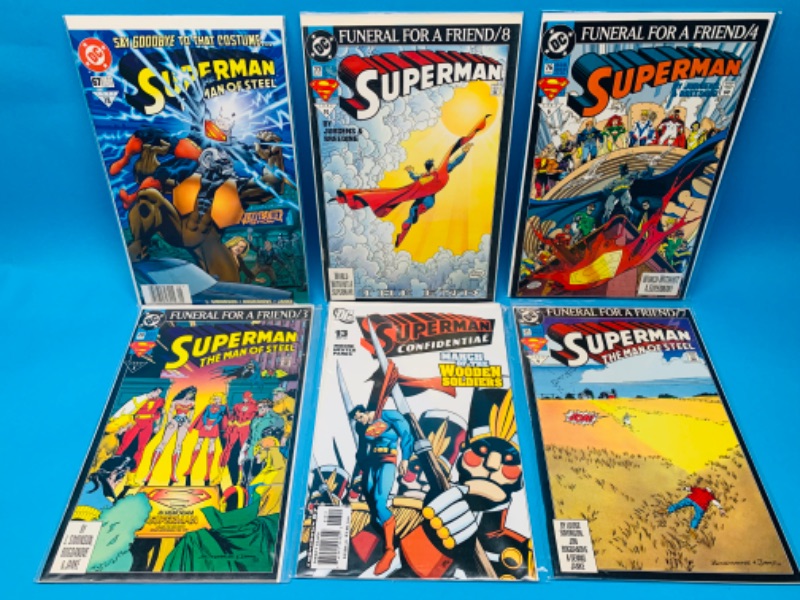 Photo 1 of 637140…6 Superman comics in plastic sleeves 