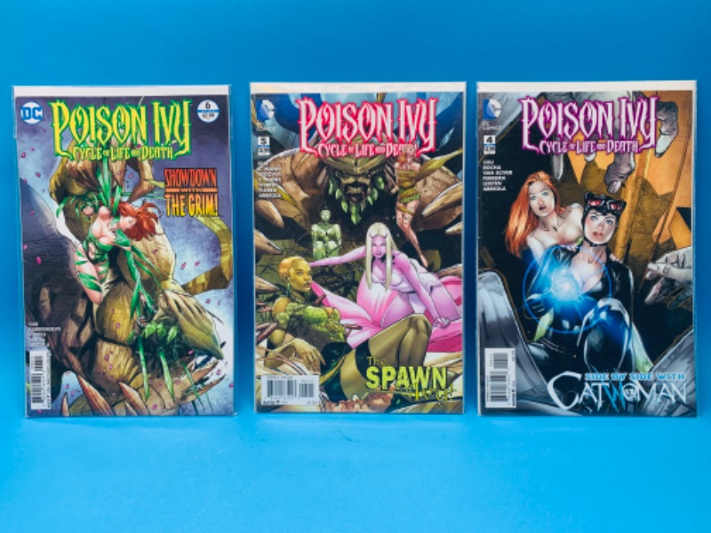 Photo 1 of 637146…3 poison ivy comics in plastic sleeves 