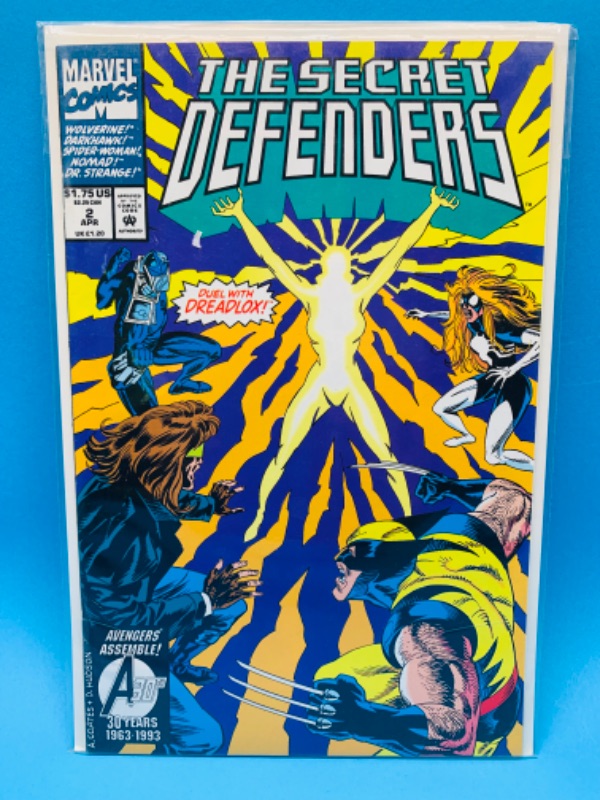 Photo 1 of 637147…secret defenders #2 comic in plastic sleeve 