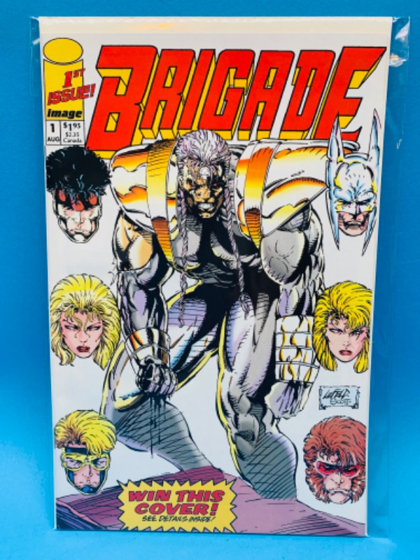 Photo 1 of 637148…Brigade #1 comic in plastic sleeve