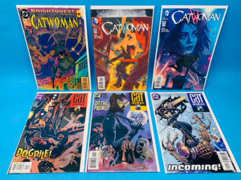 Photo 1 of 637173…6 catwoman comics in plastic sleeves 