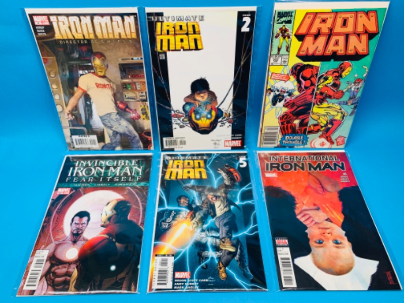 Photo 1 of 637175…Ironman comics in plastic sleeves 