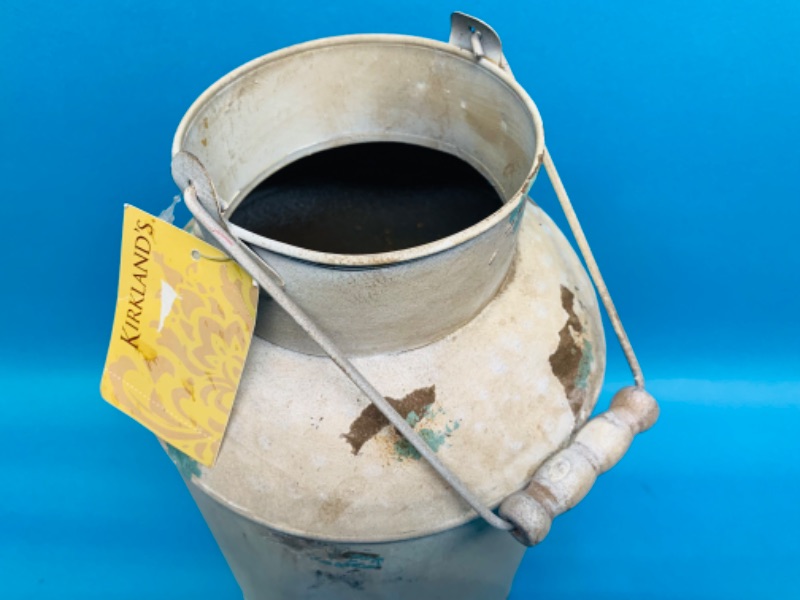 Photo 2 of 637210…metal vase milk can 
