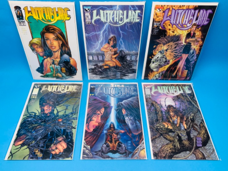 Photo 1 of 637255…6 witchblade comics in plastic sleeves 