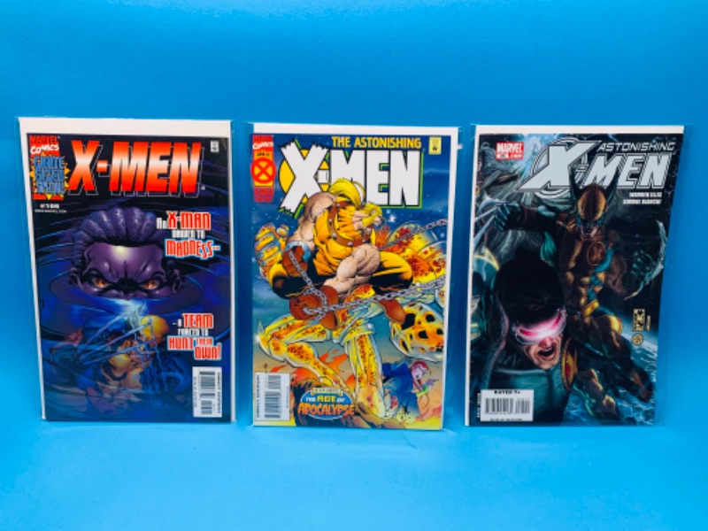 Photo 1 of 637265…3 X-men comics in plastic sleeves 