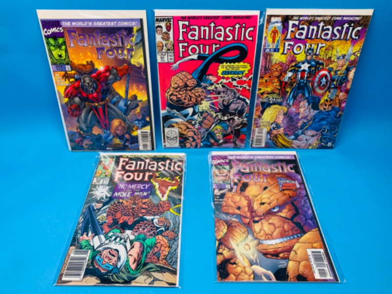 Photo 1 of 637267…5 fantastic four comics in plastic sleeves 