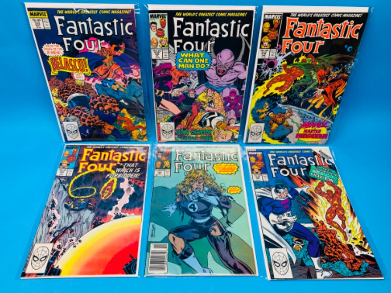 Photo 1 of 637268…6 fantastic four comics in plastic sleeves 