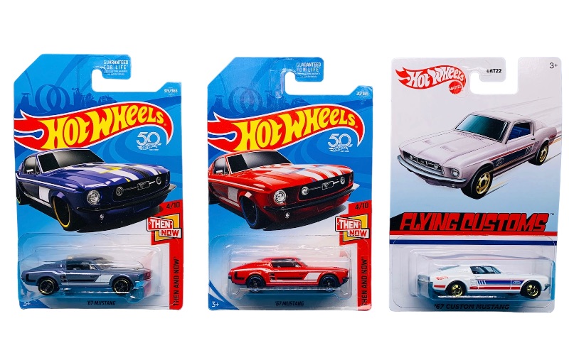 Photo 1 of 637278…3 hot wheels ford mustang die cast cars 