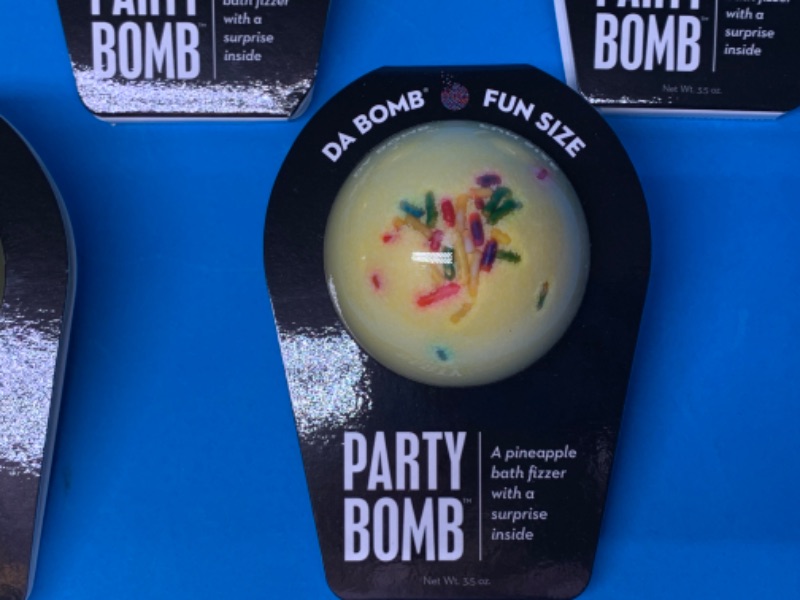 Photo 2 of 637349…5 party bombs bath fizzers with surprise inside 