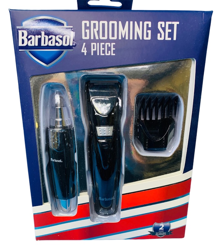 Photo 1 of 637411… barbasol 4 piece grooming set 
