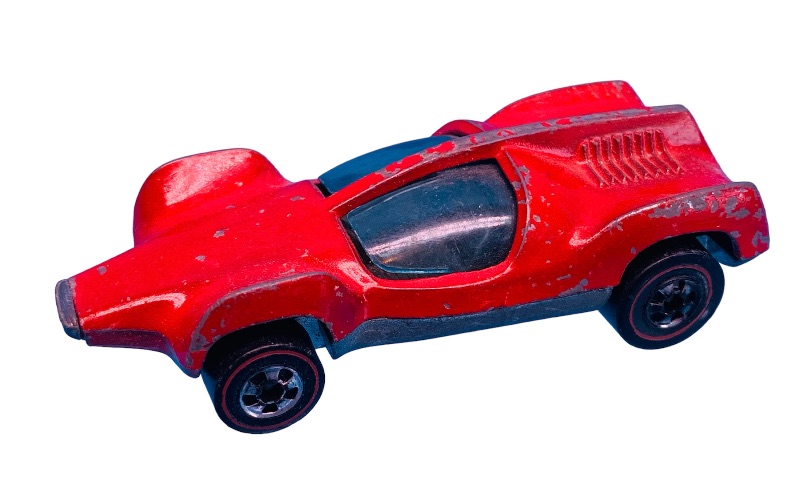 Photo 1 of 637424…worn-1969 hot wheels redline double vision Hong Kong paint chips, scratches and wear from age 