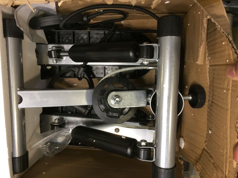 Photo 1 of BalanceFrom Adjustable Stepper Stepping Machine with Resistance Bands, Gray
