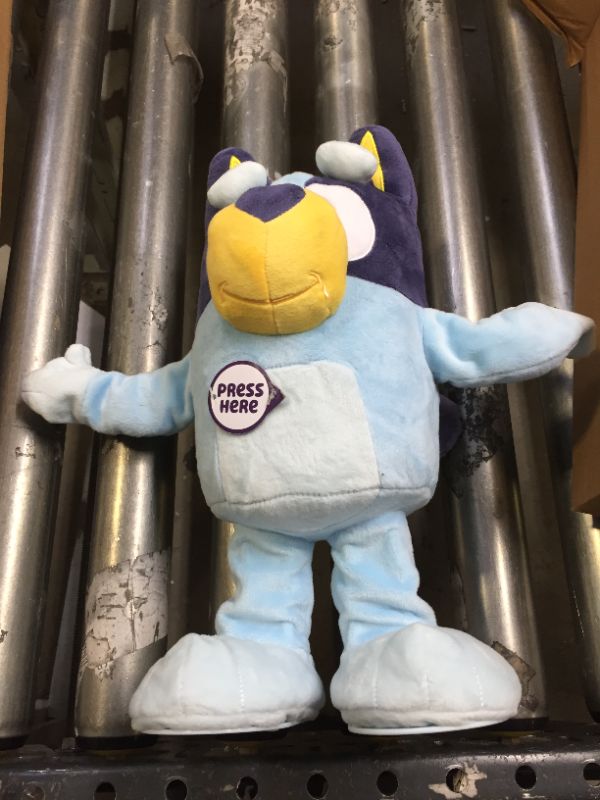 Photo 2 of Bluey Dance and Play 14" Animated Plush | Over 55 Phrases and Songs, Multicolor