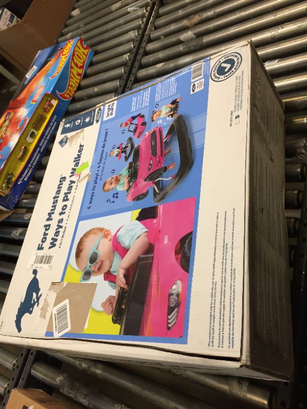 Photo 1 of Bright Starts Ford Mustang Ways to Play 4-in-1 Baby Activity Push Walker, Pink, Age 6 months+ Ford Mustang Pink