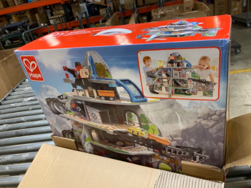 Photo 3 of Hape Kids Wooden Railway Mighty Mountain Mine Set, L: 36.2, W: 23, H: 26 inch