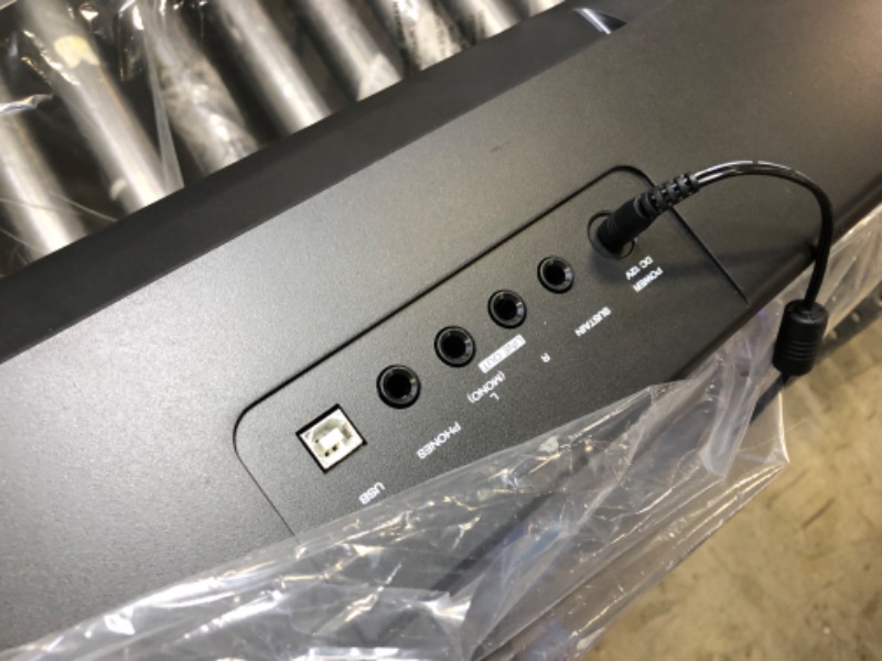 Photo 1 of Alesis Recital Pro - 88 Key Digital Piano Keyboard with Hammer Action Weighted Keys, 2x20W Speakers, 12 Voices, Record and Lesson Mode, FX and Display - MISSING MUSIC NOTE STAND -