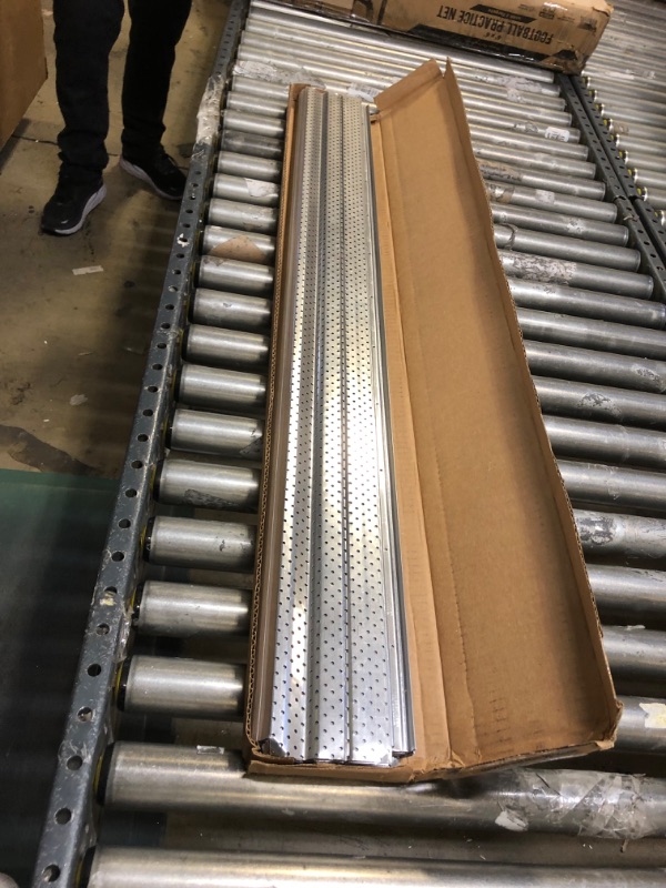 Photo 1 of A-M Gutter Guard - Aluminum 5" (50 Feet, Mill Finish) 5 Inch - 50 Feet