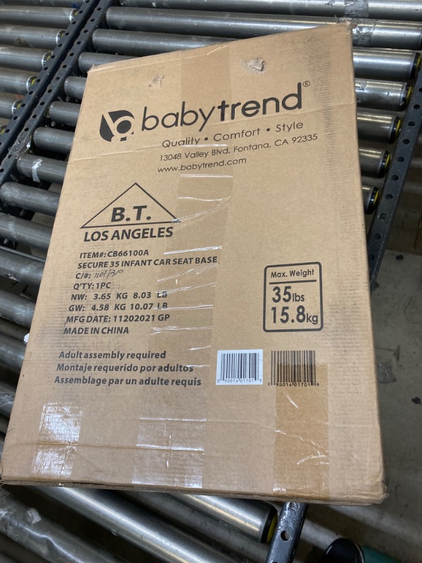 Photo 1 of Baby Trend Secure 35 Infant Car Seat Base, Black