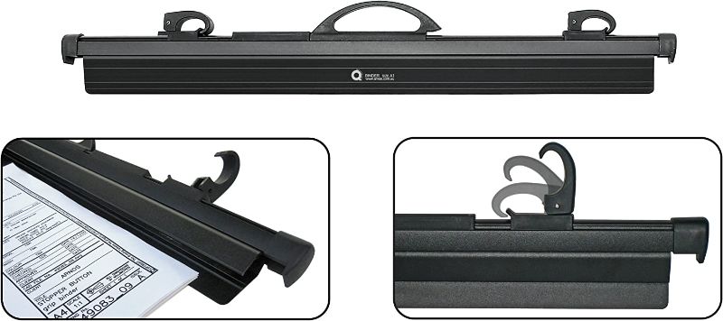 Photo 1 of 2---Hang-A-Plan, 18-24 Inches Quickfile Hanging Clamp, Black, Holds up to 150 Plans, Single Clamp
