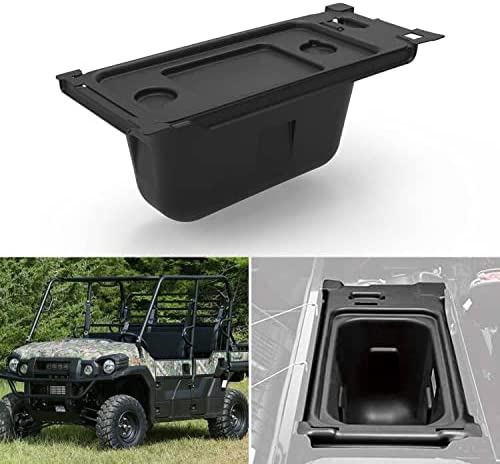 Photo 1 of A & UTV PRO Mule Pro Underseat Storage Bin, Under Seat Storage Box Organizer Compatible with 2015-2021 Kawasaki Mule Pro FXT FX DXT DX Replace OEM # 99994-1463,Black
