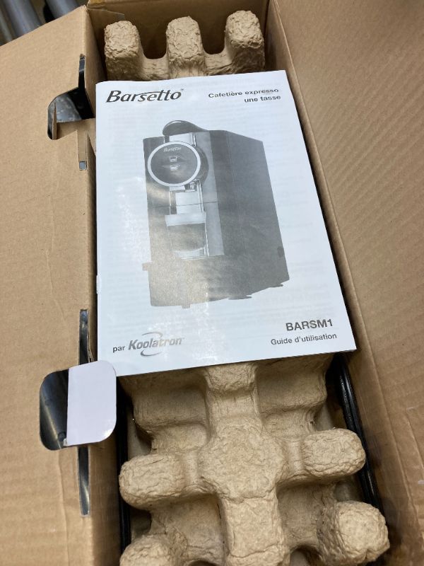 Photo 5 of Barsetto Espresso Machine with 20 capsule sampler pack