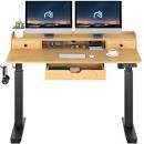 Photo 1 of Rolanstar Single Motor Free Standing Electric Height Adjustable Desk With Drawers And Headphone Hooks 47 Inch
