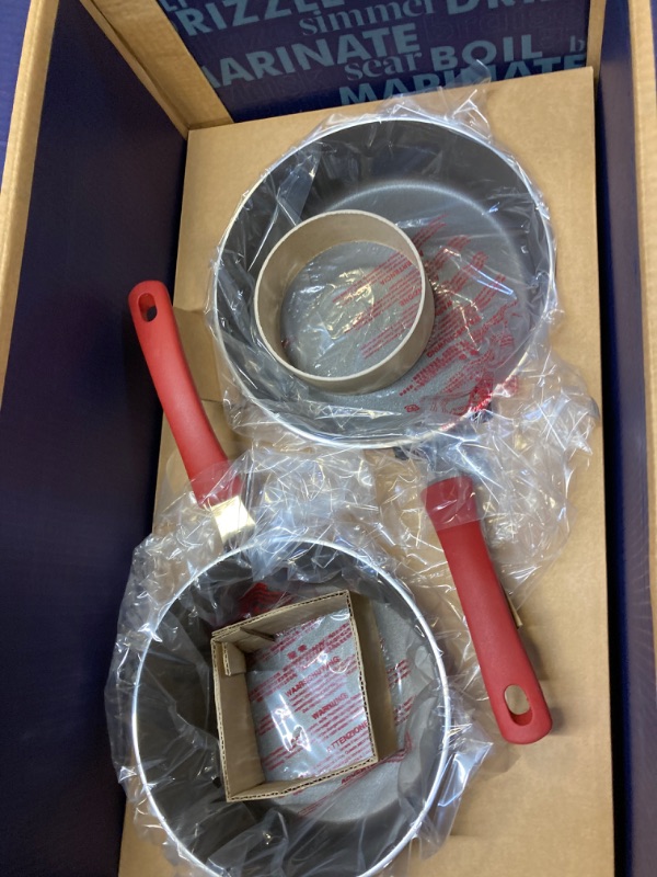 Photo 3 of 10-Piece Nonstick Cookware Set - RACHEL RAY 
