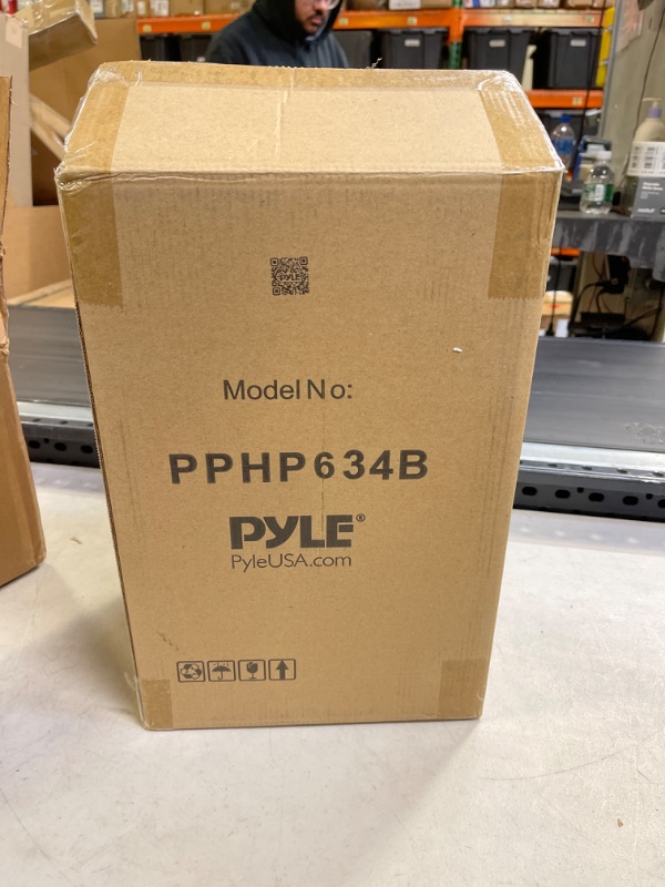 Photo 3 of Pyle Portable Bluetooth PA Speaker System - 240W Remote PPHP634B & -Pro Includes 15ft XLR Cable to 1/4'' Audio Connection, Connector, Black, 10.10in. x 5.00in. x 3.30in. (PDMIC58) Speaker System 240W + 15ft XLR Cable