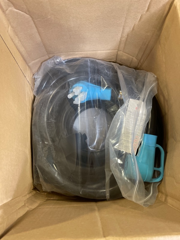 Photo 1 of CircleCord UL Listed 50 Amp 40 Feet RV/EV Extension Cord, Heavy Duty 6/3+8/1 Gauge STW Wire with Cord Organizer and Storage Bag, NEMA 14-50P Plug Suit for EV Charging and RV Campers Blue 50 Amp 40FT