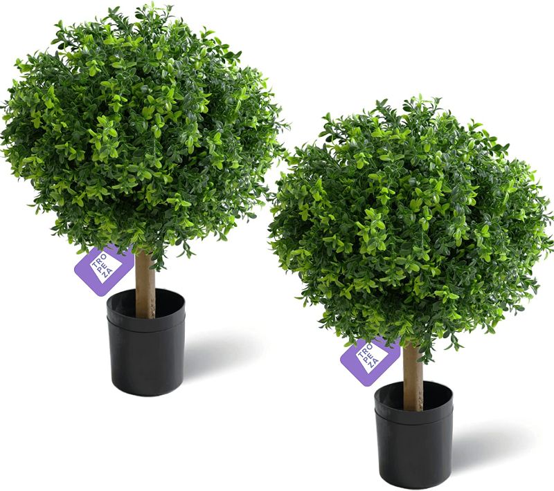 Photo 1 of Artificial Plants - Set of 2 Topiary Trees – 24”
***POTS NOT INCLUDED***