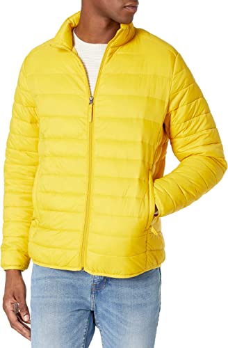 Photo 1 of Amazon Essentials Men's Packable Lightweight Water-Resistant Puffer Jacket SIZE S