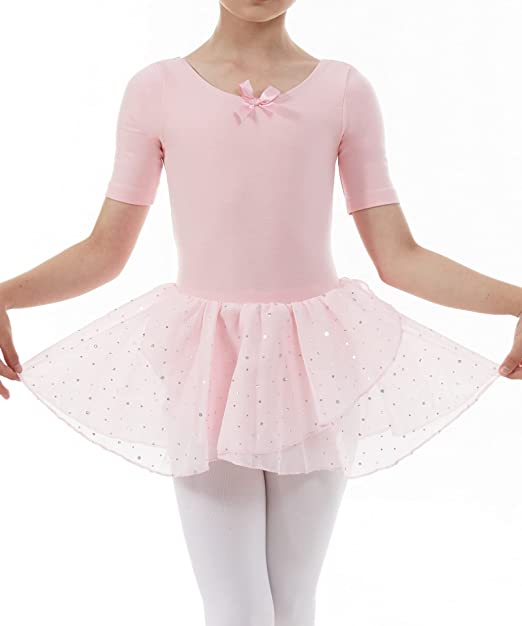 Photo 1 of Fancylovesotio Ballerina Outfits for Toddler Girls Dance Ballet Leotards Dress Tutu Skirt for 3-9 Years
