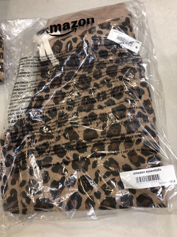Photo 2 of Amazon Essentials Women's French Terry Fleece Jogger Sweatpant X-Small Leopard