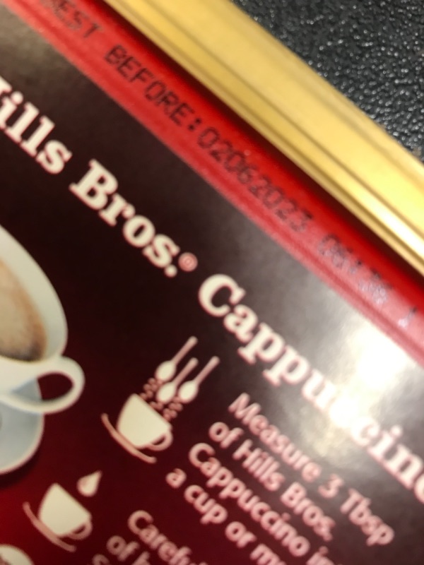 Photo 3 of 2 COUNT OF Hills Brothers English Toffee Cappuccino
, EXP 02062023