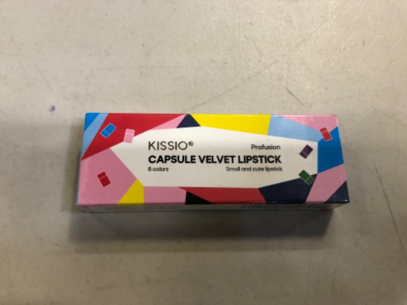 Photo 2 of KISSIO 8 Colors Lipstick Set, Waterproof Long Lasting Mini Lipstick,Matte Lipstick,Mini Lipstick Set,Travel Friendly,Cruelty Free,1.27 oz EXP 10/15/2026
