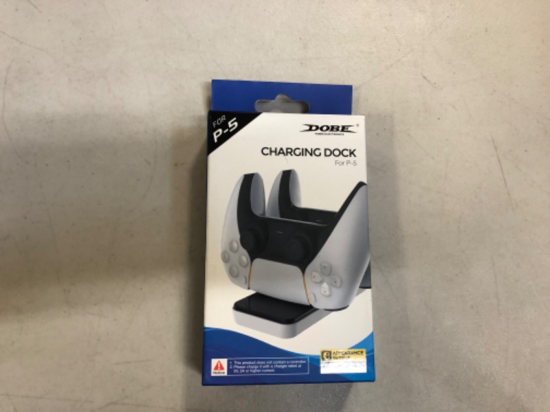 Photo 2 of PS5 Controller Charger Station, PS5 Charging Station for Dual Sense Controller, Playstation 5 Accessories
