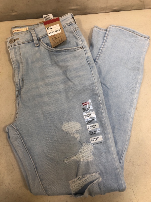 Photo 2 of Levi's Women's 721 High-Rise Skinny Jeans - Soho Way 31