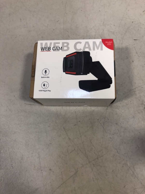 Photo 1 of iKKEGOL HD 720P USB Webcam with Microphone, PC Desktop Wide Angle Camera for Zoom Classes, Live Streaming, Conference, Gaming, Online Lecture, Video Calling Chatting  -- FACTORY SEALED --
