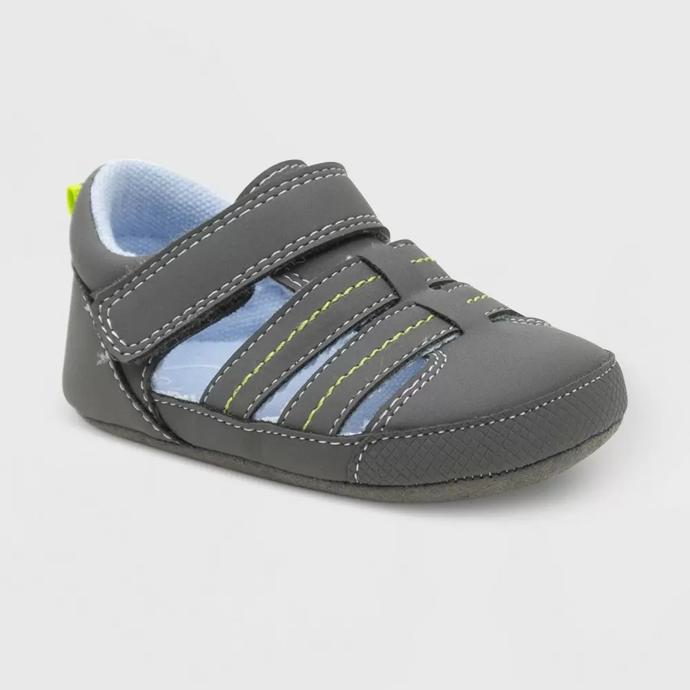 Photo 1 of Baby Boys' Ro+Me by Robeez Fisherman Sandals - Gray 6-12M